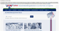 Desktop Screenshot of hessen-weiterbildung.de